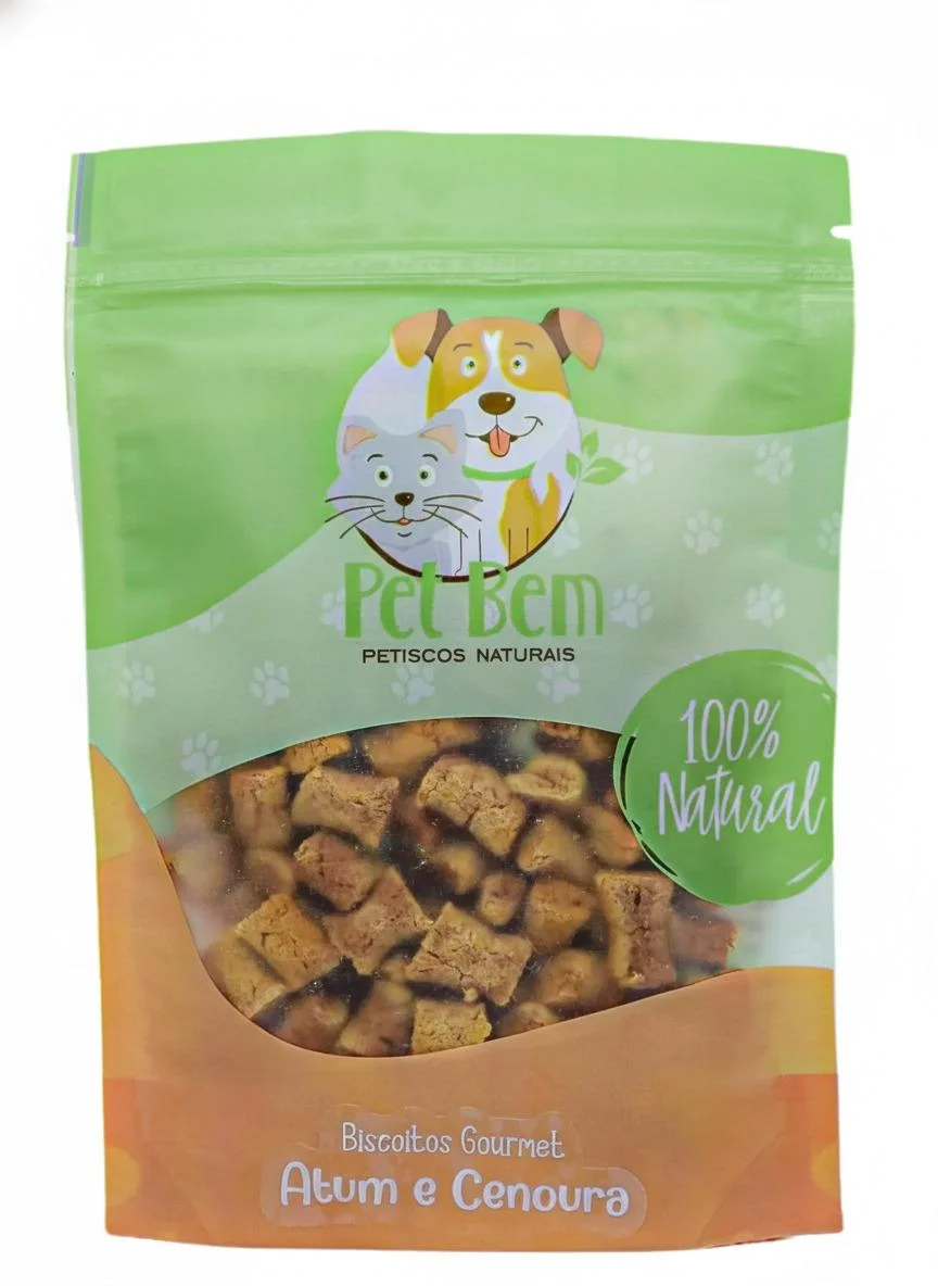 Biscoito Atum e Cenoura100g -Petisco Nat ...
